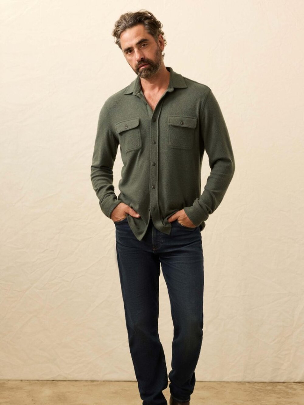 Faherty legend sweater shirt NWT